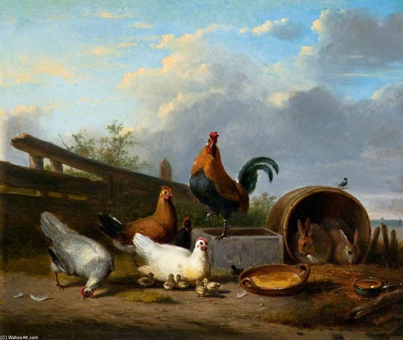 Farmyard Scene — Альбертус Ферхозен