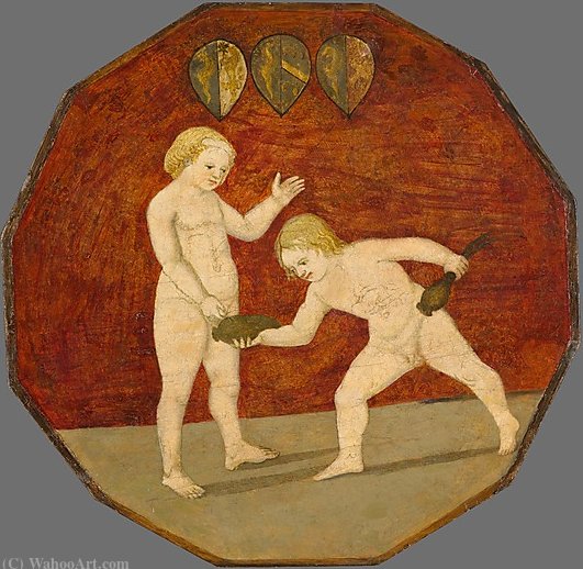 Naked Boys With Poppy Pods — Apollonio Di Giovanni