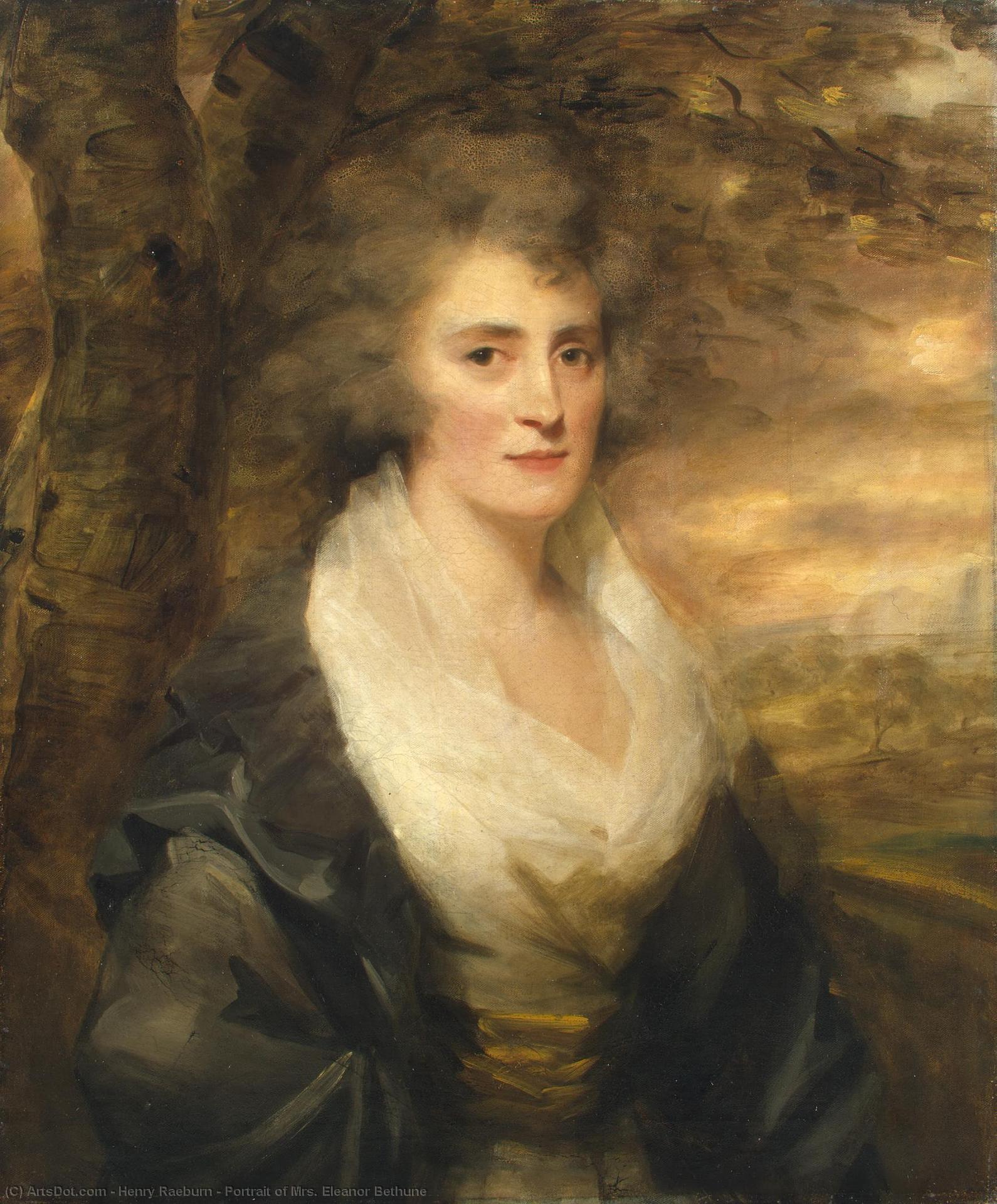 Portrait Of Mrs. Eleanor Bethune — Henry Raeburn