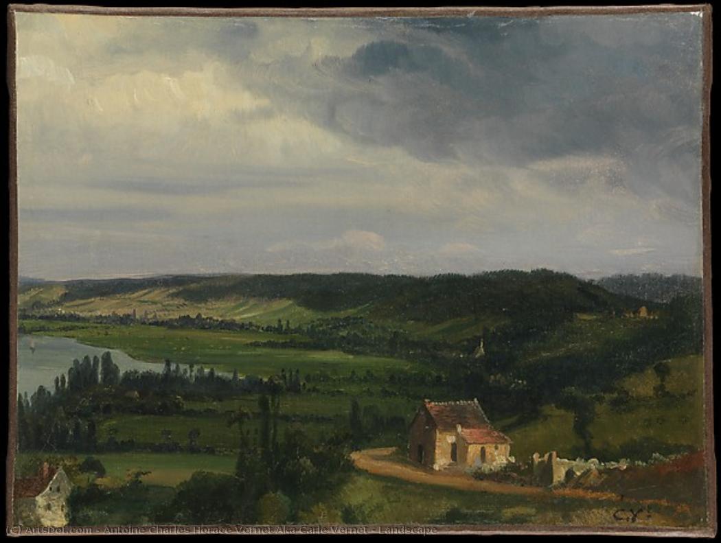 Landscape — Antoine Charles Horace Vernet Aka Carle Vernet