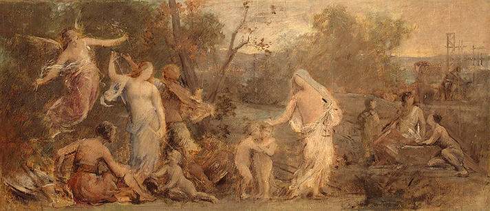 Allegory Of Life — Pierre Cécile Puvis De Chavannes