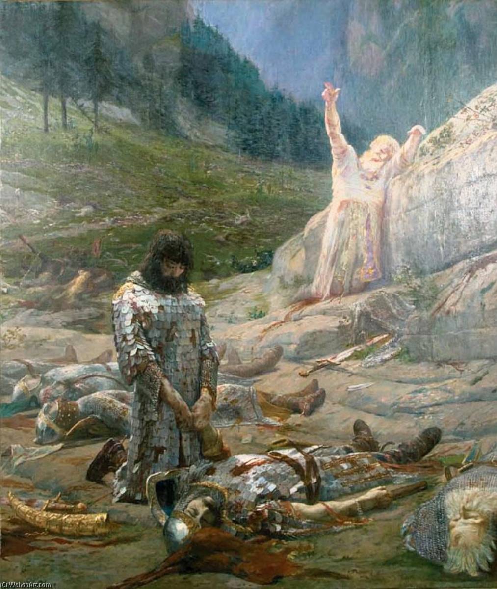 La Mort Des Preux — Gaston Bussiere