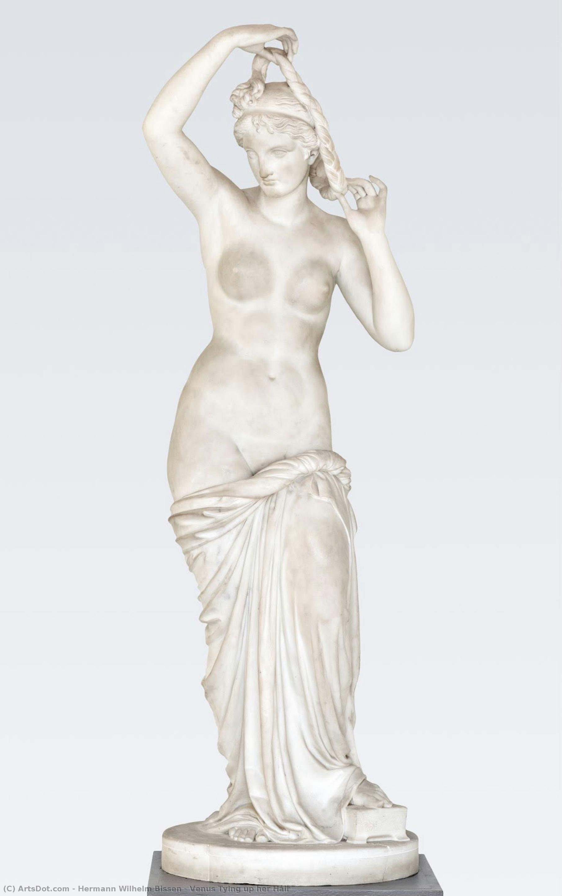 Venus Tying Up Her Hair — Hermann Wilhelm Bissen