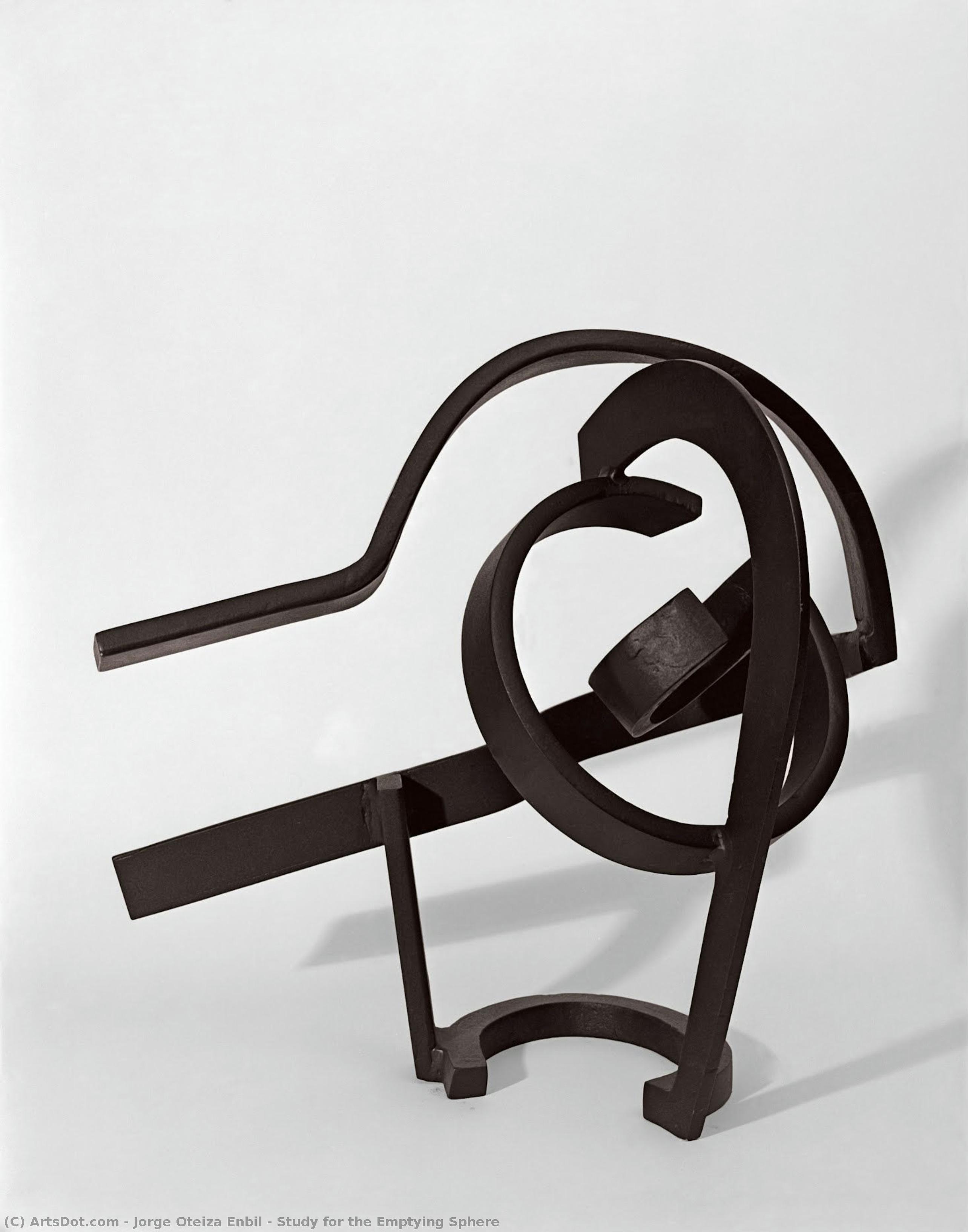 Study For The Emptying Sphere — Jorge Oteiza Enbil