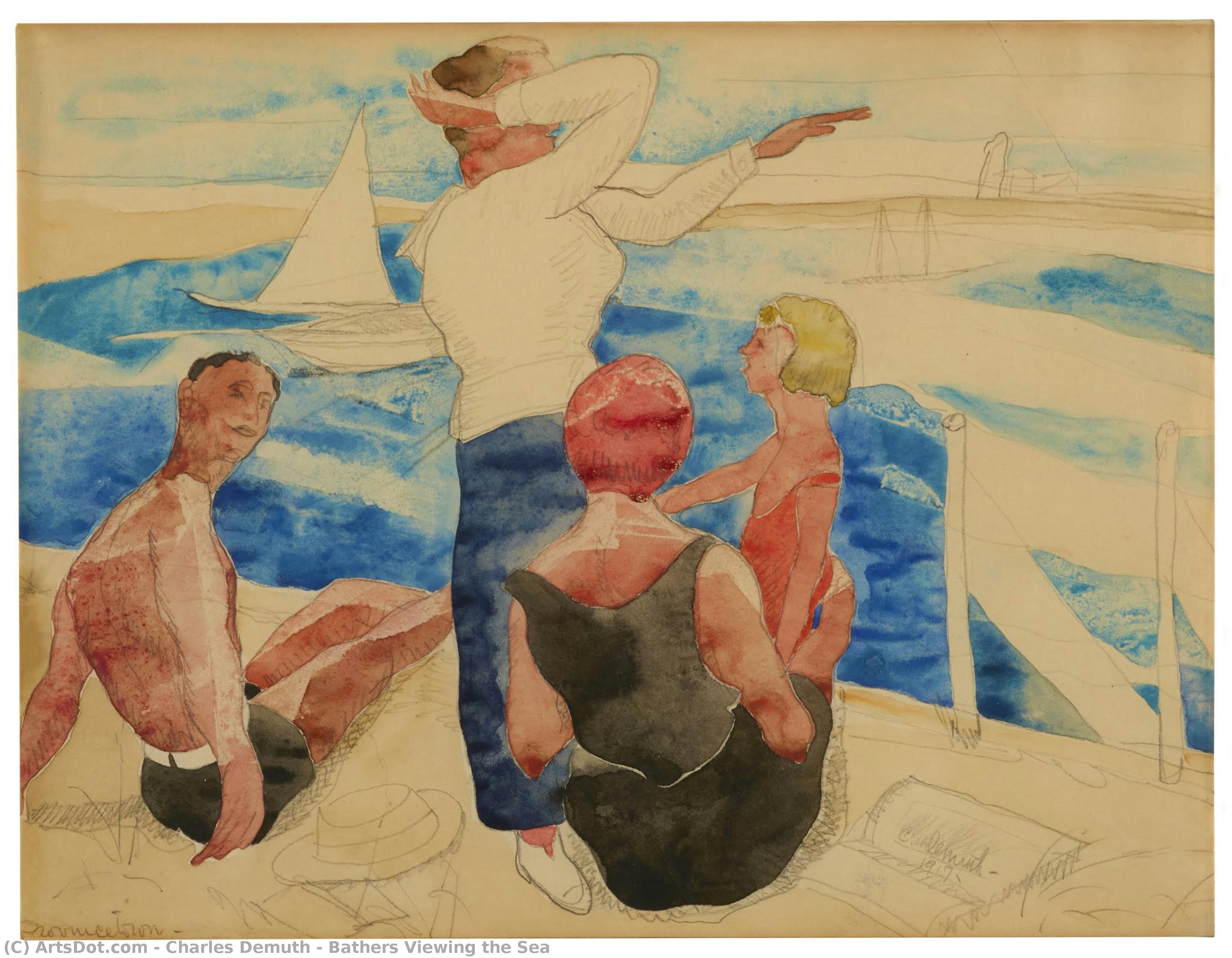 Bathers Viewing The Sea — Чарльз Демут