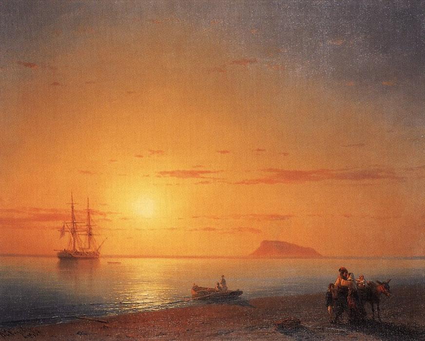 Sea Coast. Farewell — Ivan Konstantinovich Aivazovsky