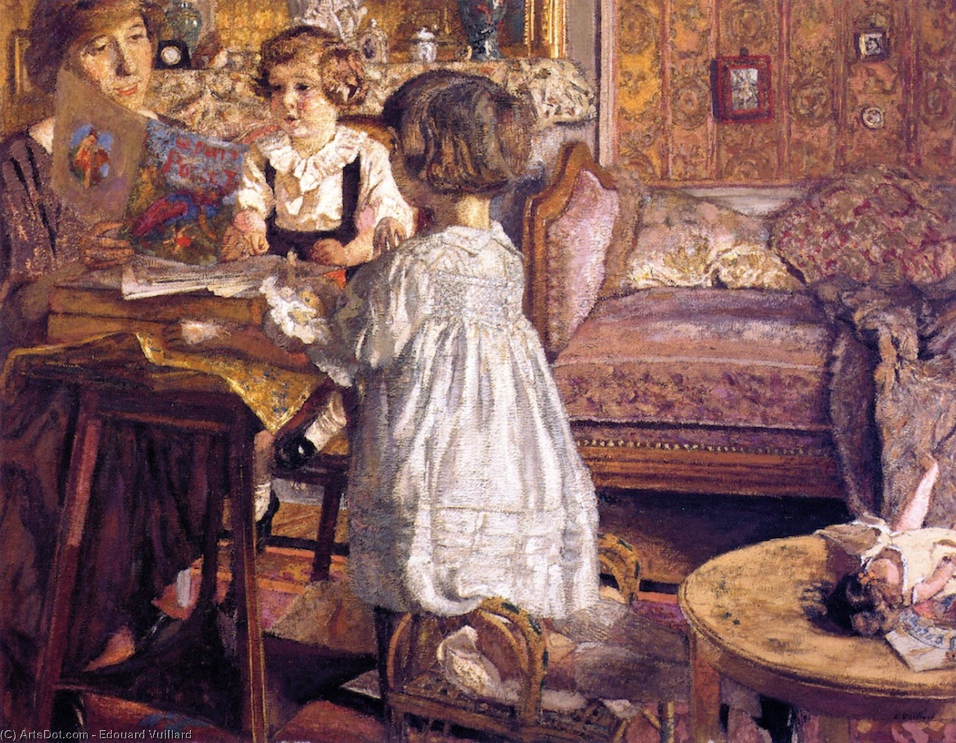Madame Weil And Her Children — Jean-édouard Vuillard