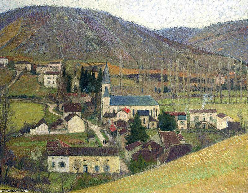 View Of Labastide In Gray Weather — Henri Jean Guillaume Martin