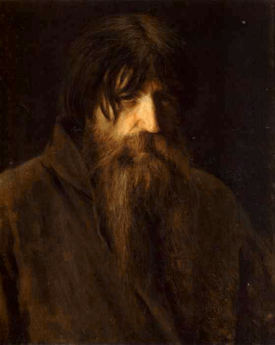 Head Of An Old Peasant — Ivan Nikolaevich Kramskoy