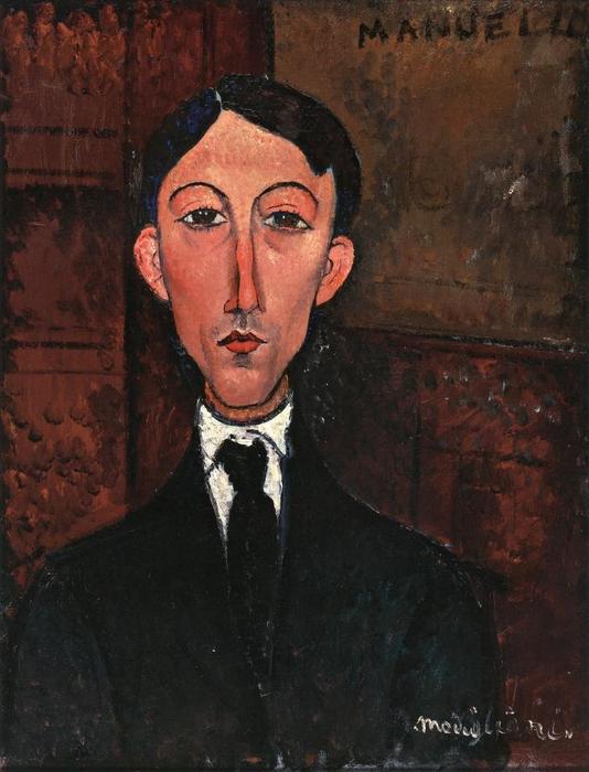 Bust Of Manuel Humbert — Amedeo Clemente Modigliani