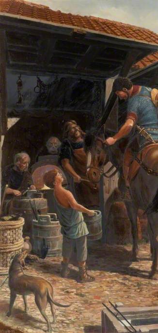 Interior Of A Roman Workshop — Peter Froste