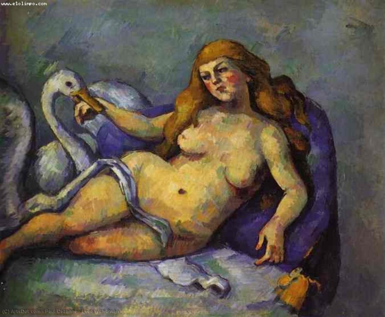 Leda With Swan — Поль Сезанн