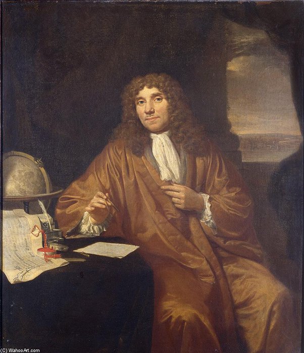 Portrait Of Anthonie Van Leeuwenhoek — Nicolaas Verkolje
