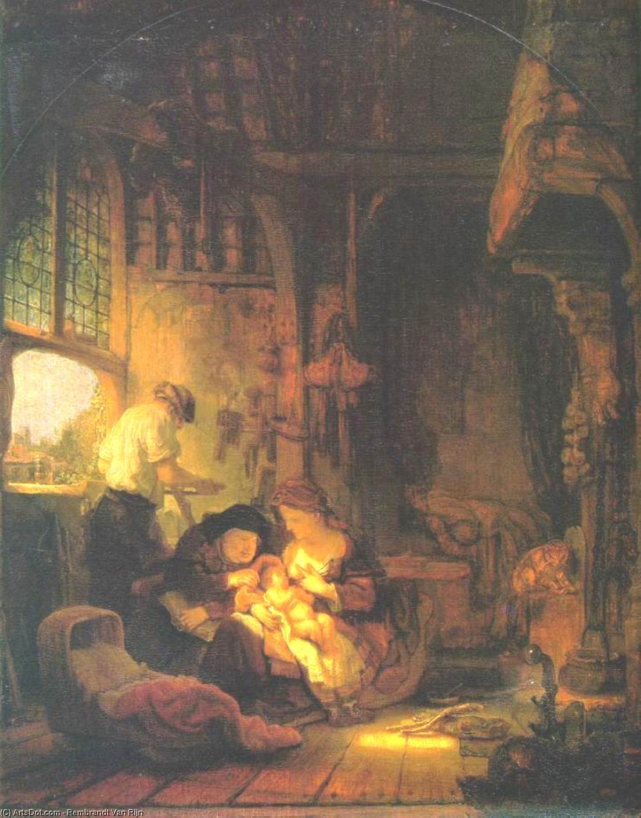 Holy Family — Rembrandt Van Rijn