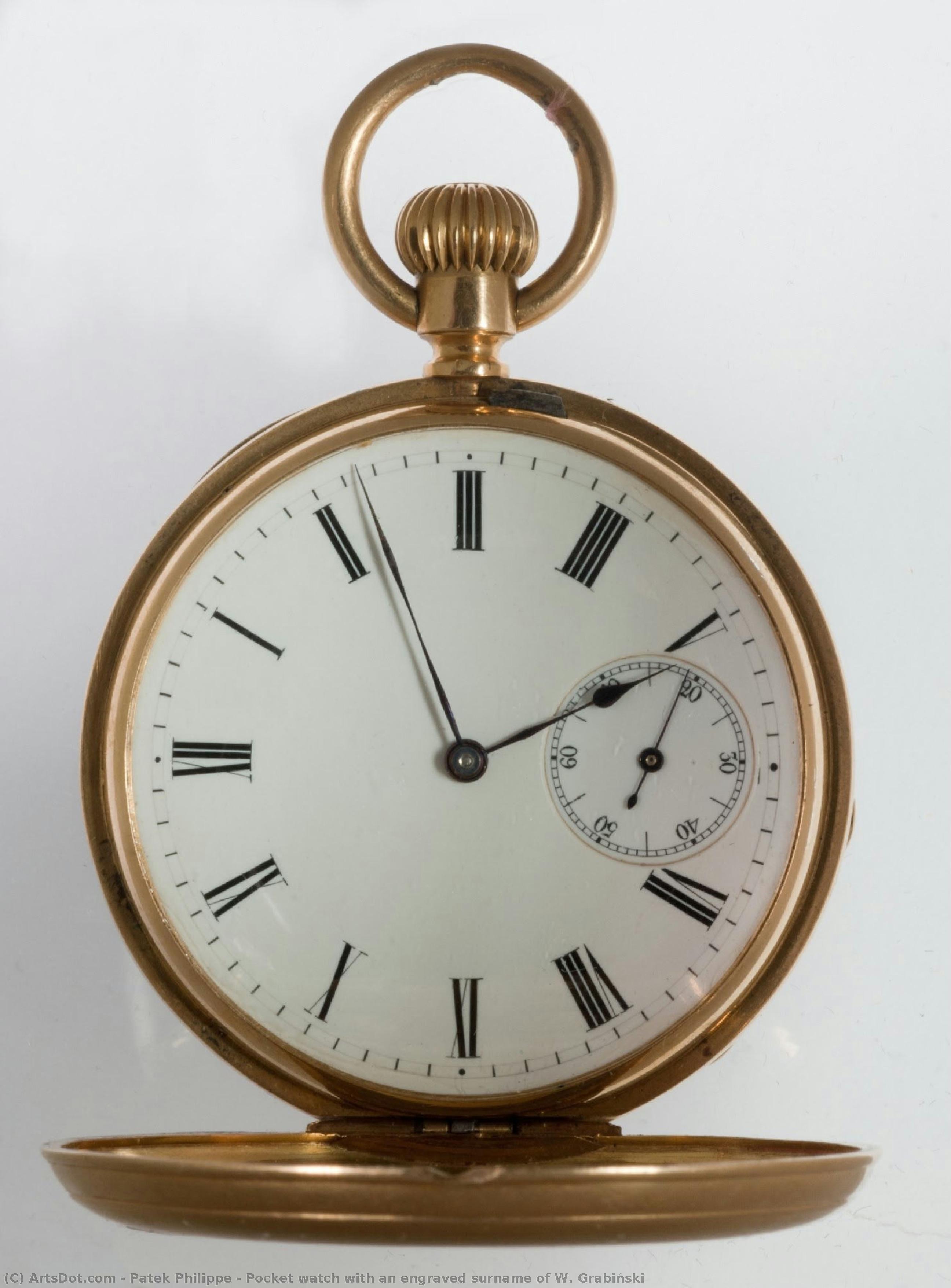 Pocket Watch With An Engraved Surname Of W. Grabiński — Patek Philippe