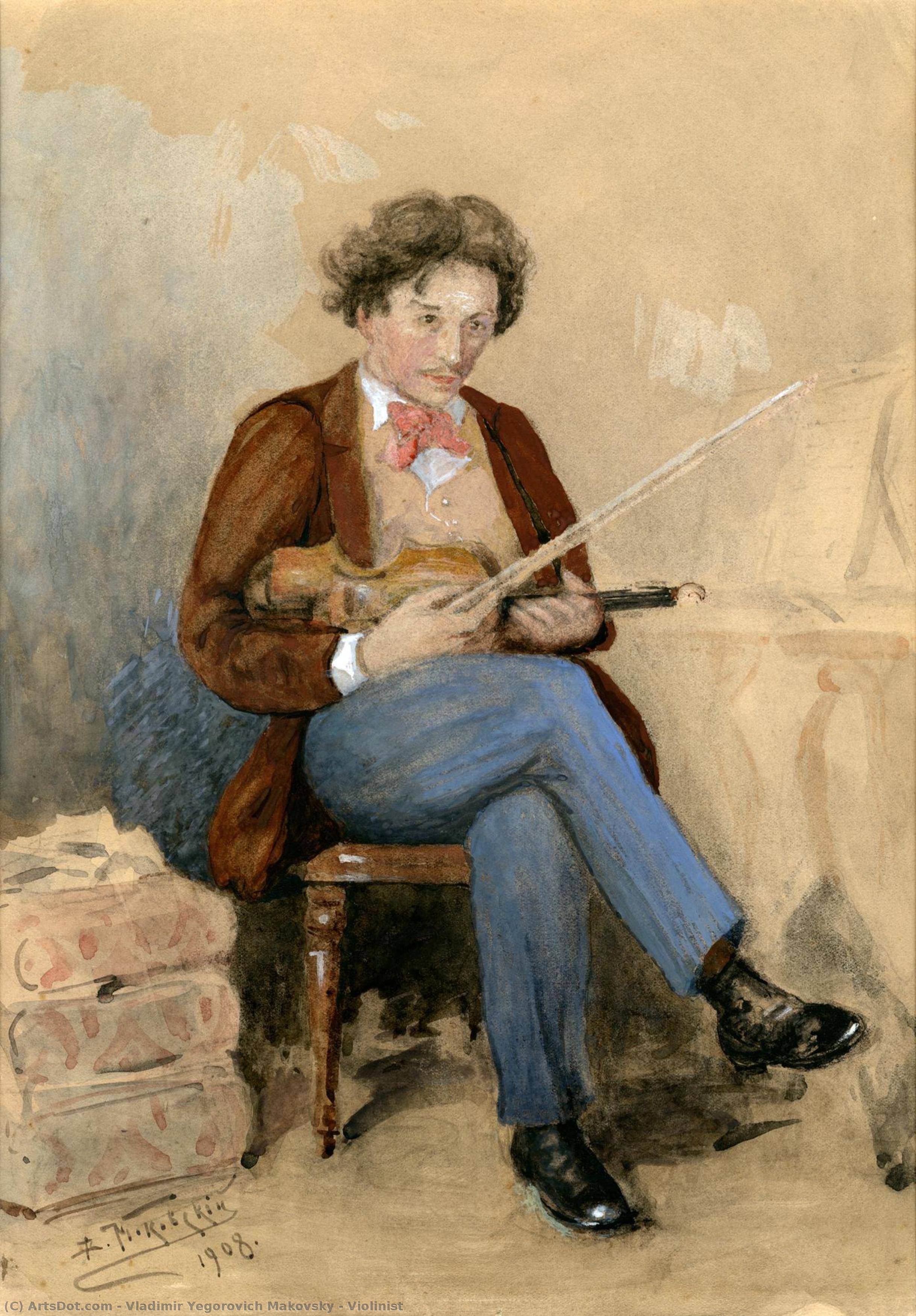 Violinist — Wladimir Jegorowitsch Makowski