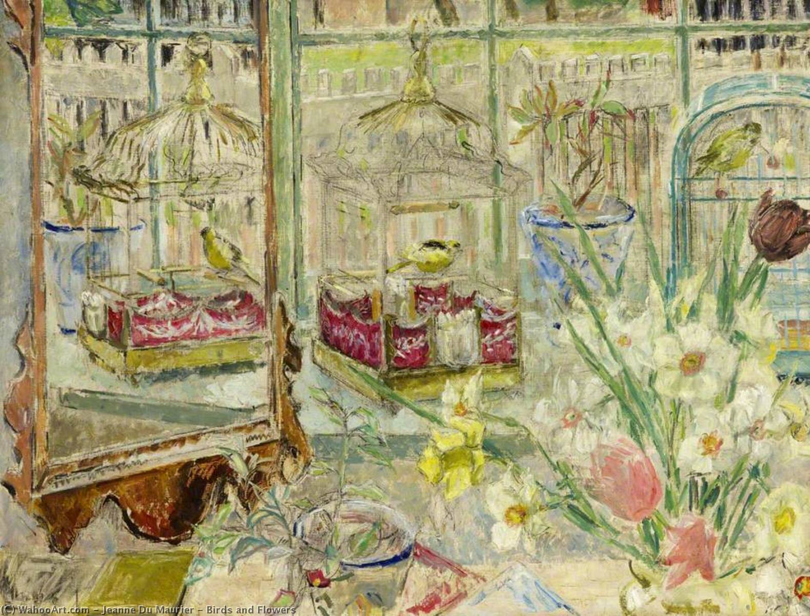 Birds And Flowers — Jeanne Du Maurier