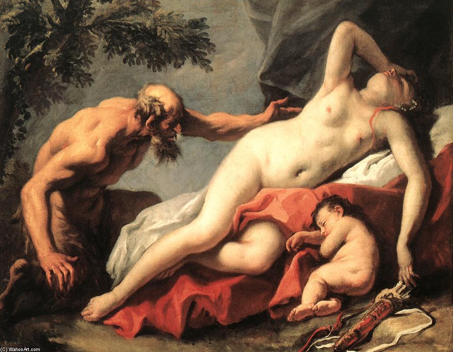 Venus And Satyr — Sebastiano Ricci