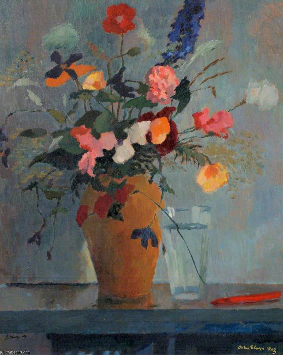 Vase Of Summer Flowers — John Elwyn
