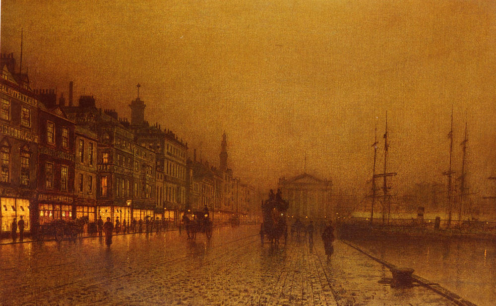 Greenock Dock — Джон Аткинсон Гримшоу