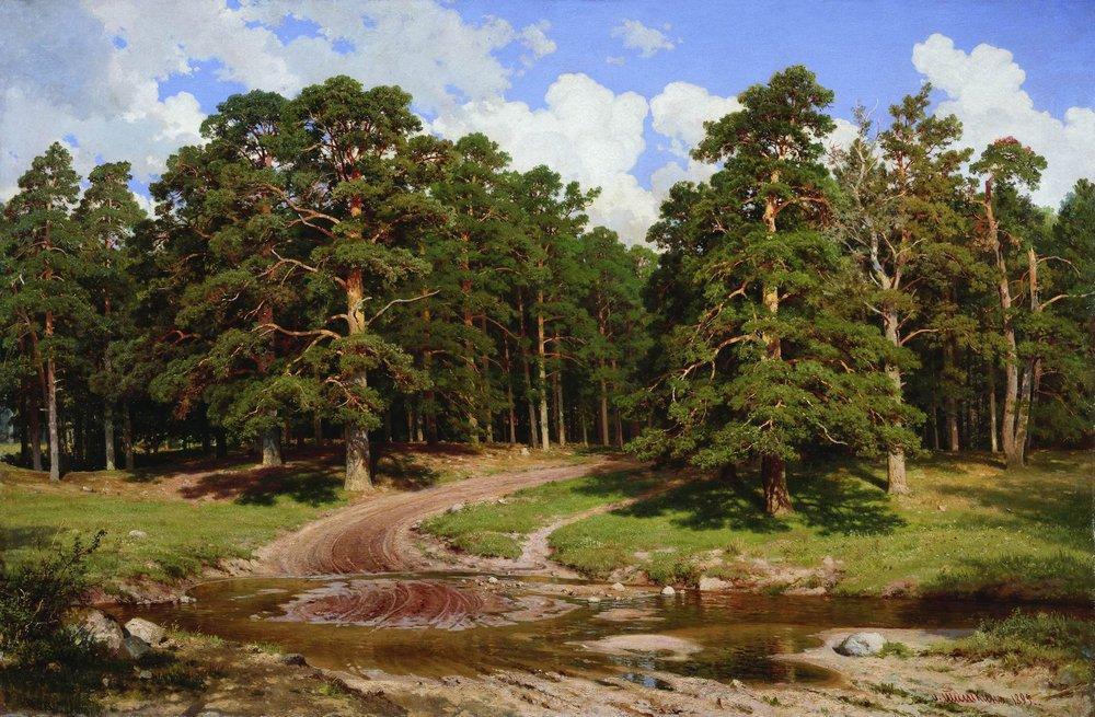 Pine Forest (8) — Ivan Ivanovich Shishkin