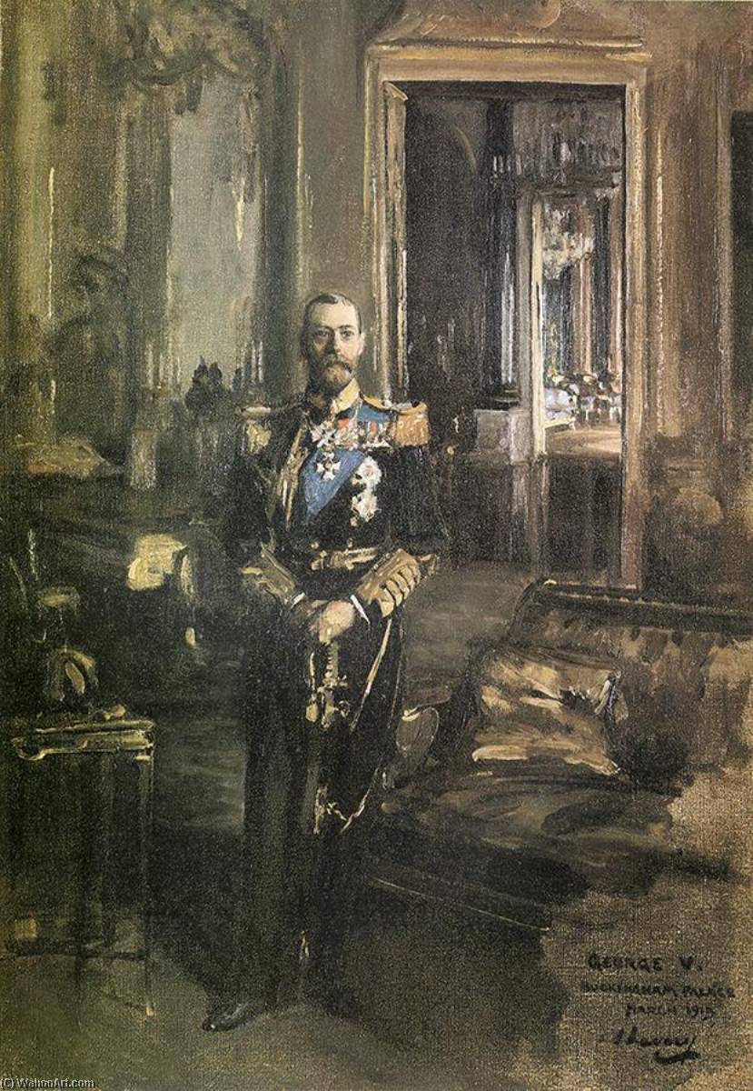 George V In The Buckingham Palace — Sir John Lavery
