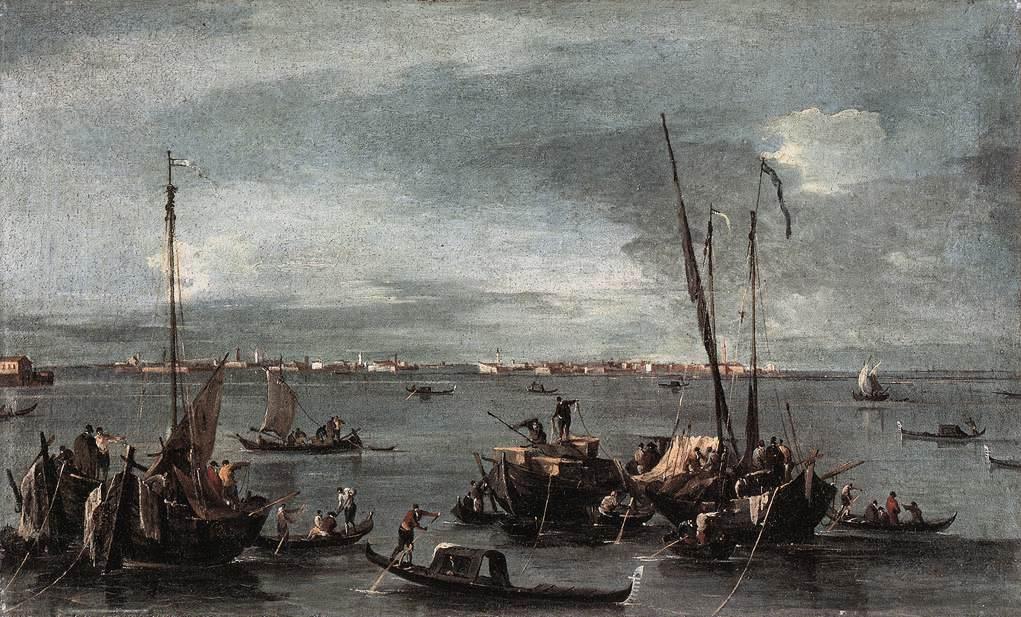 The Lagoon Looking Toward Murano From The Fondamenta Nuove — Francesco Lazzaro Guardi