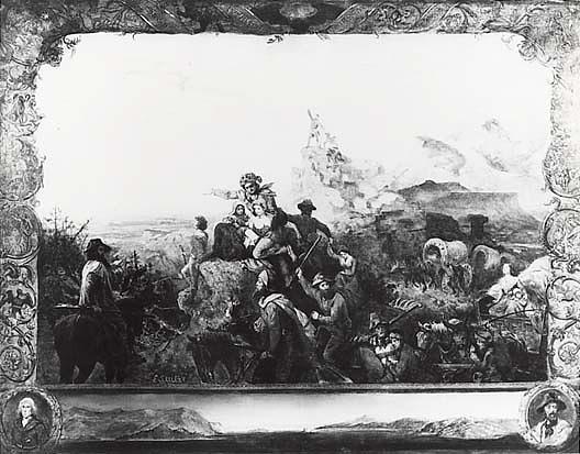 Westward The Course Of Empire, (painting) — Emanuel Gottlieb Leutze