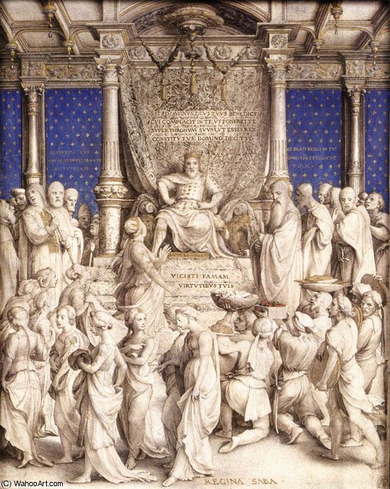 Salomon Und Die Königin Von Sheba — Hans Holbein Der Jüngere