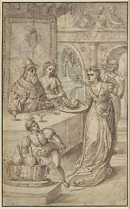Herodiade Piercing The Language Of St. John The Baptist — Quentin Massys