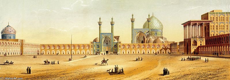 Shah Square Drawing — Pascal Xavier Coste