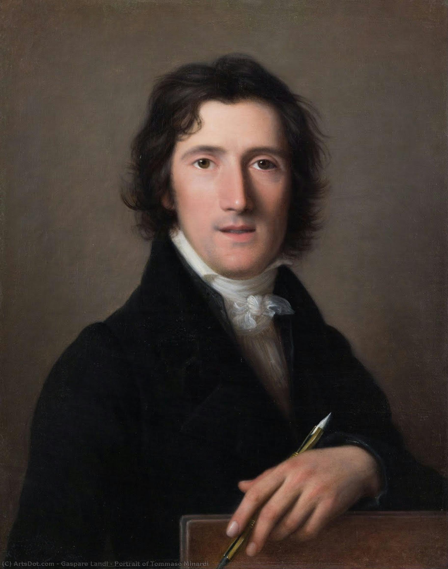 Portrait Of Tommaso Minardi — Gaspare Landi