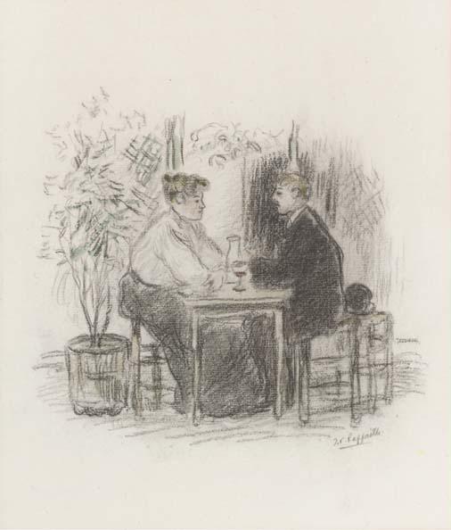 The Bottle Of Wine — Jean-françois Raffaelli