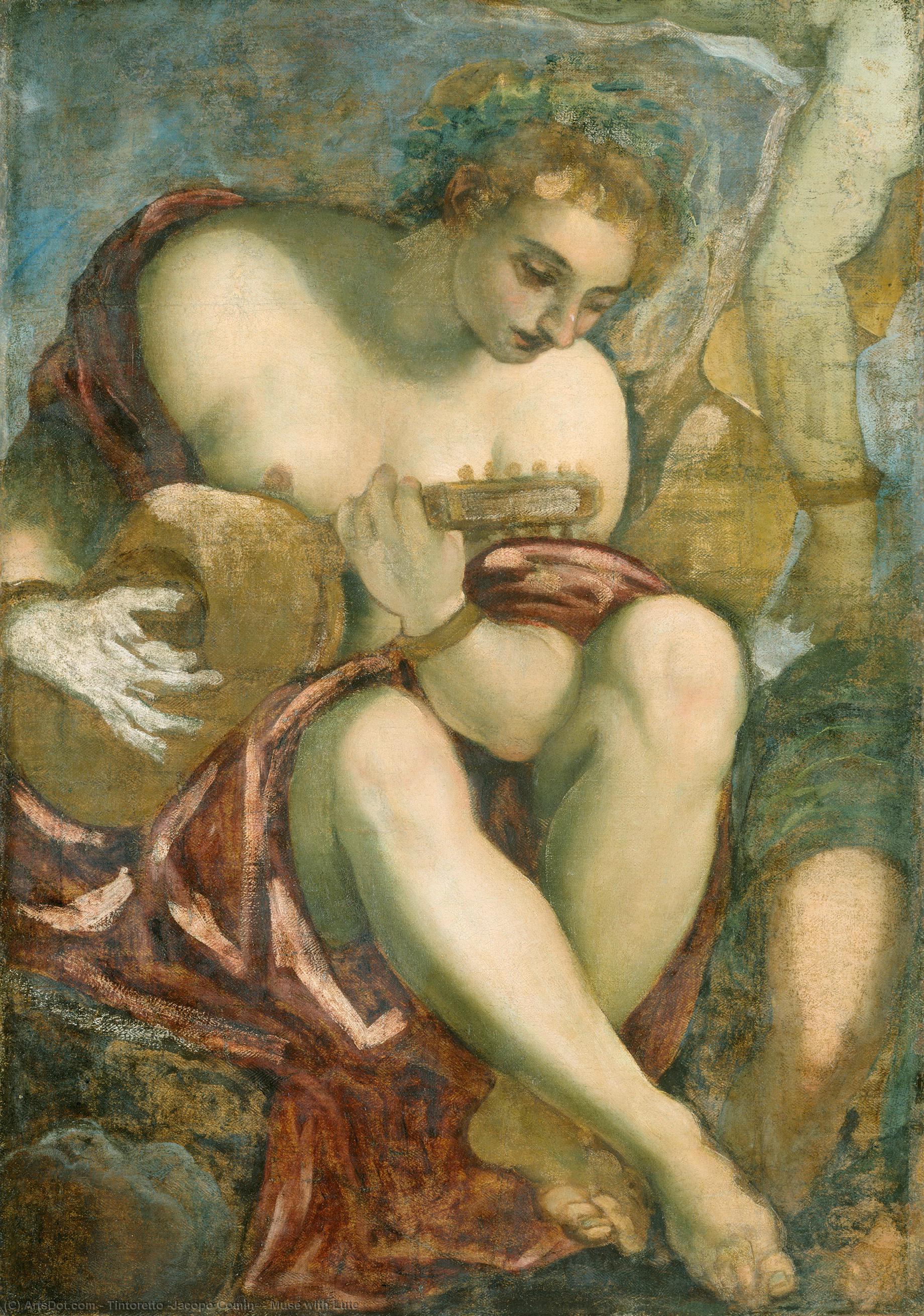 Muse With Lute — Тинторетто