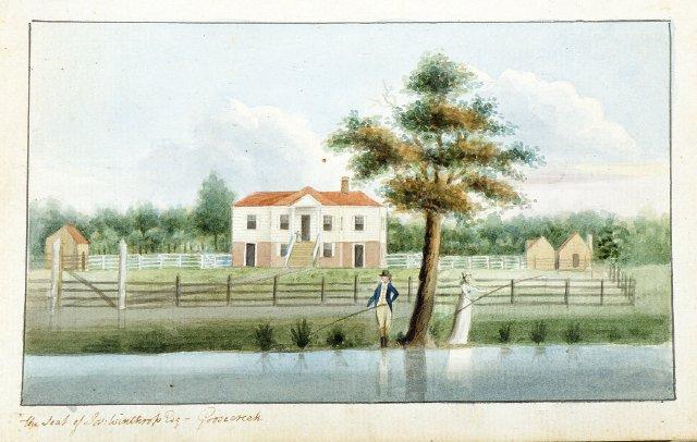 The Seat Of Jos. Winthrop, Esq., Goose Creek — Charles Fraser