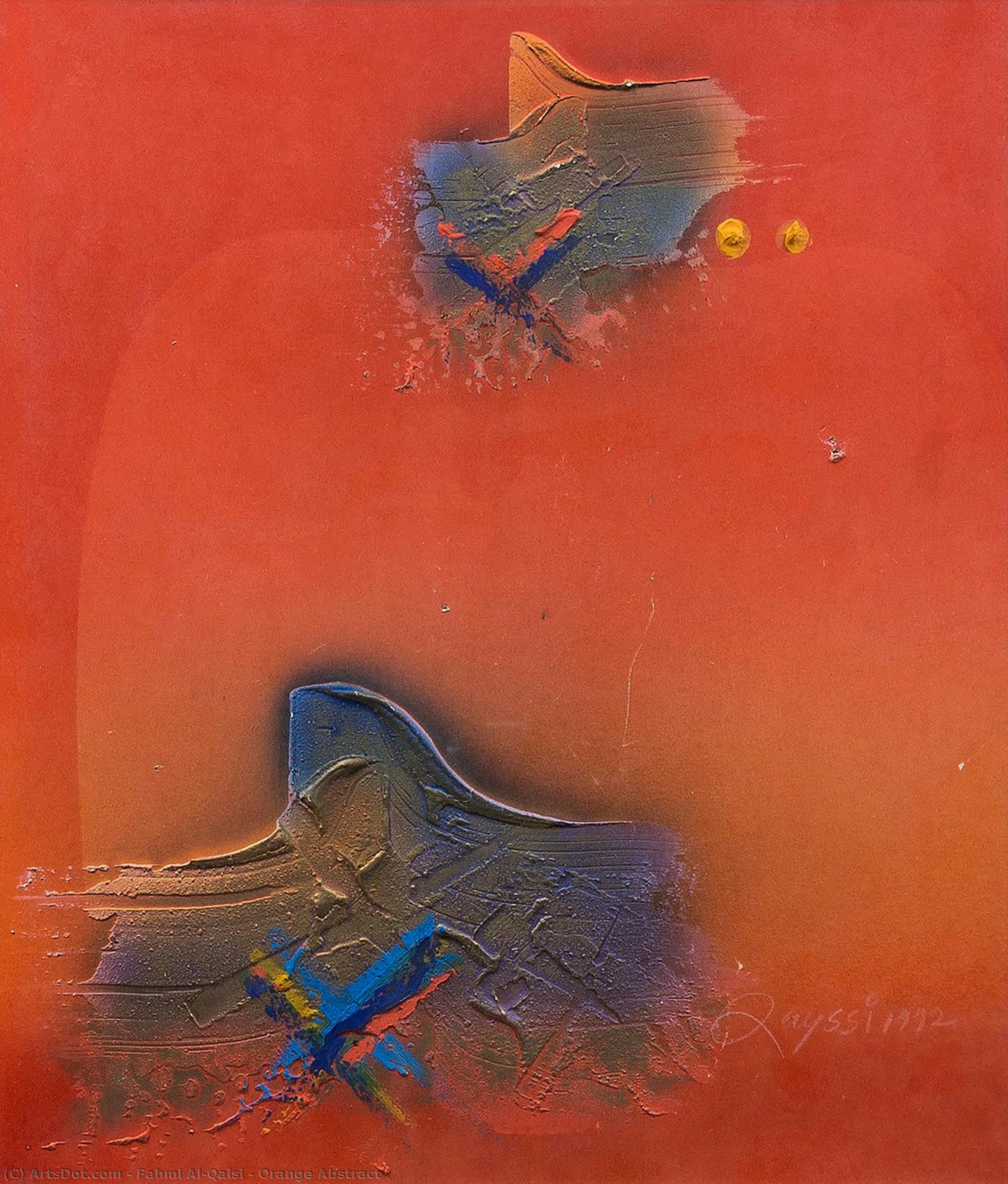 Orange Abstract — Fahmi Al-qaisi