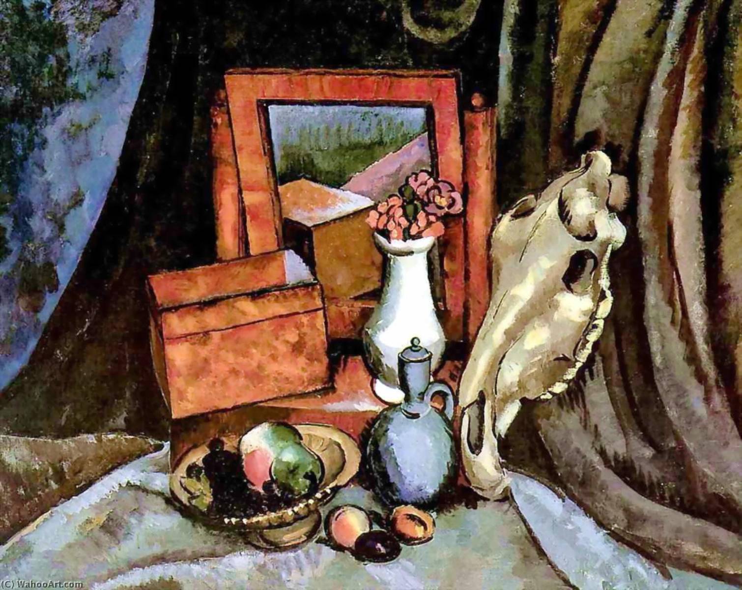 Mirror And A Horse Skull — Ilya Mashkov
