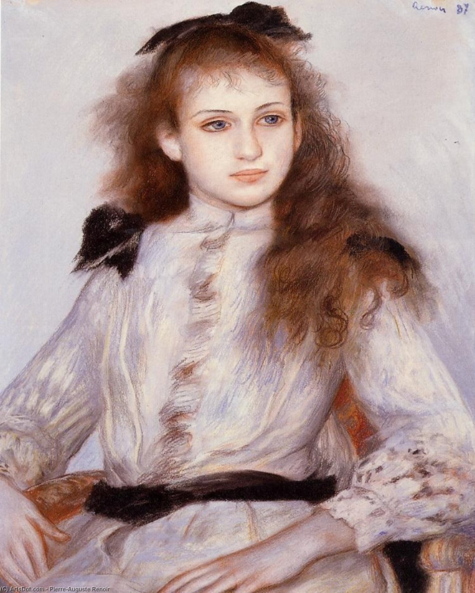 Portrait Of Madeleine Adam — Pierre-auguste Renoir