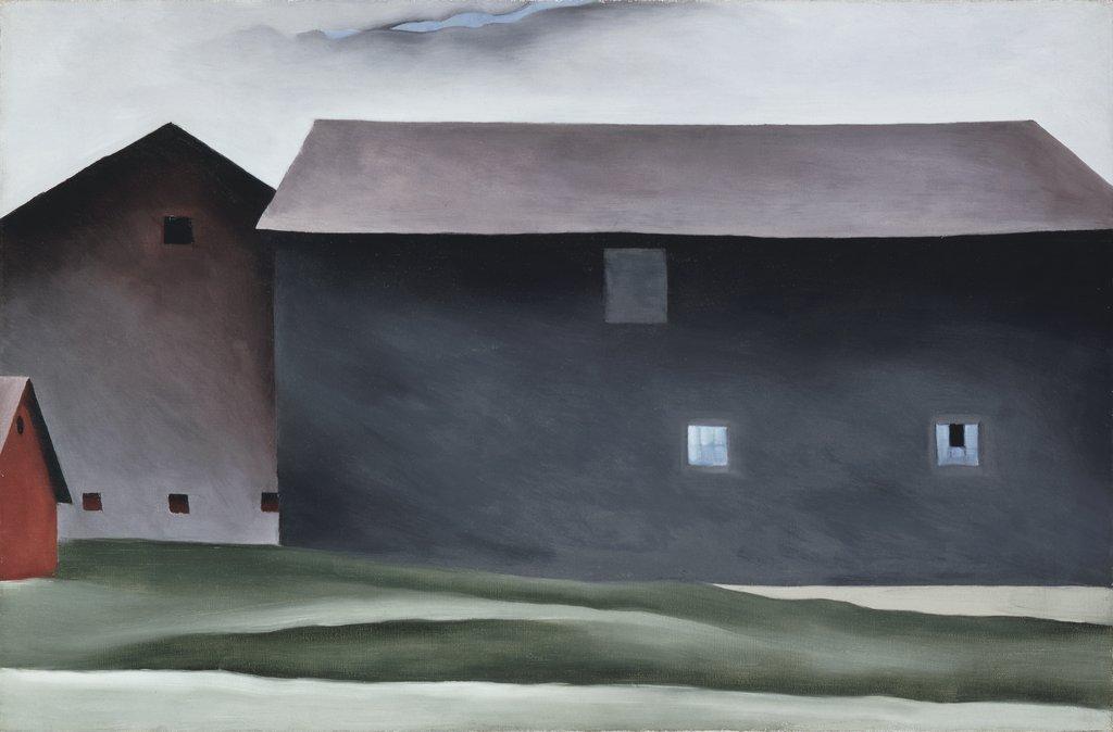 Lake George Barns — Georgia O'keeffe