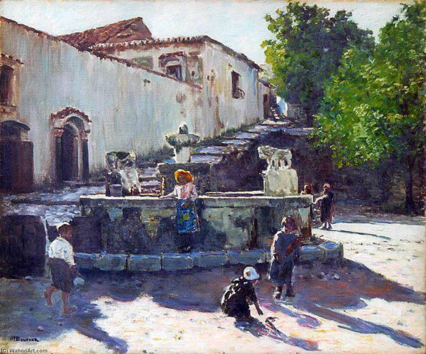 La Fontaine De Ravello (titre Inscrit) — Joseph-félix Bouchor