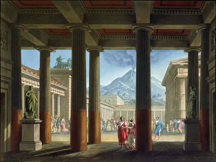 Entrance To The Amphitheatre — Alessandro Sanquirico