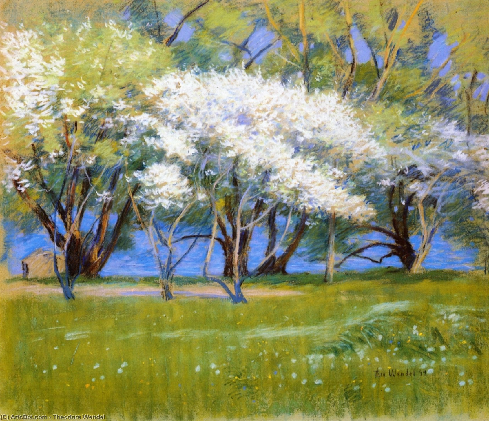 Spring Landscape — Theodore Wendel