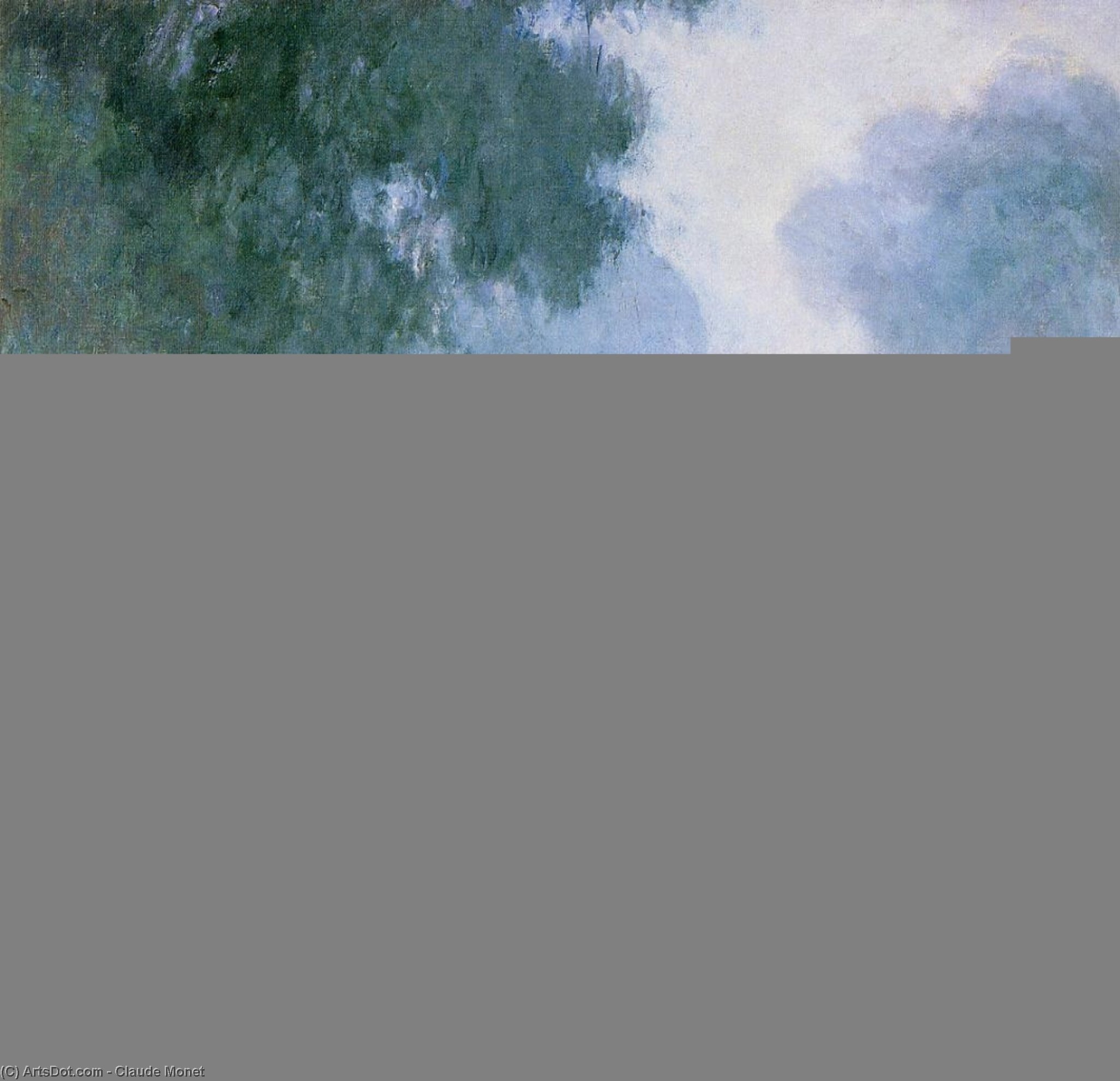 Mañana En El Sena Cerca De Giverny, La Niebla — Claude Monet