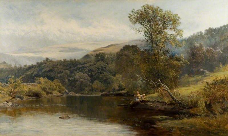 River Near Capel Curig — John Surtees