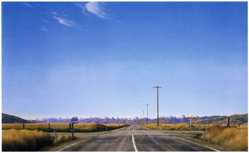 Boundary Road, Ida Valley — Grahame Sydney