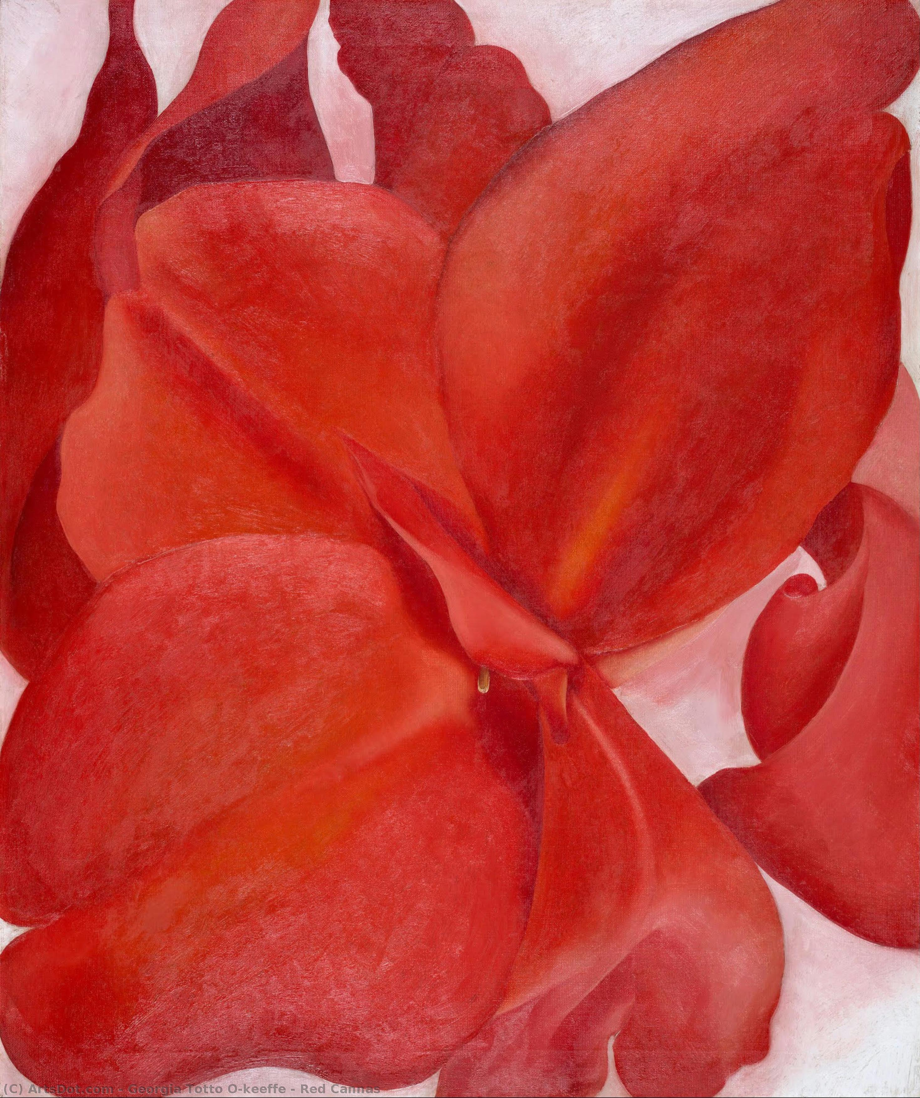 Red Cannas — Georgia O’keeffe