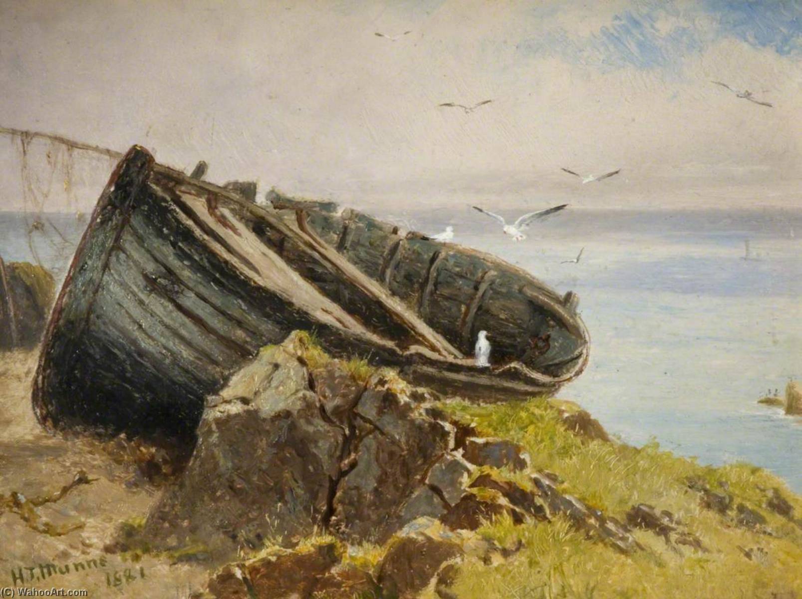 Boat (panel In The Everitt Cabinet) — Henry Turner Munns