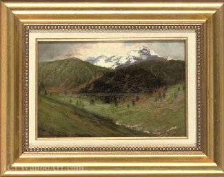 A View Accross The Valley — László Mednyánszky