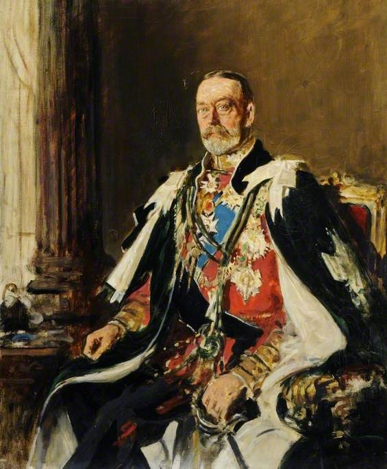 George V (1865–1936) (first Sketch) — Frederick William Elwell