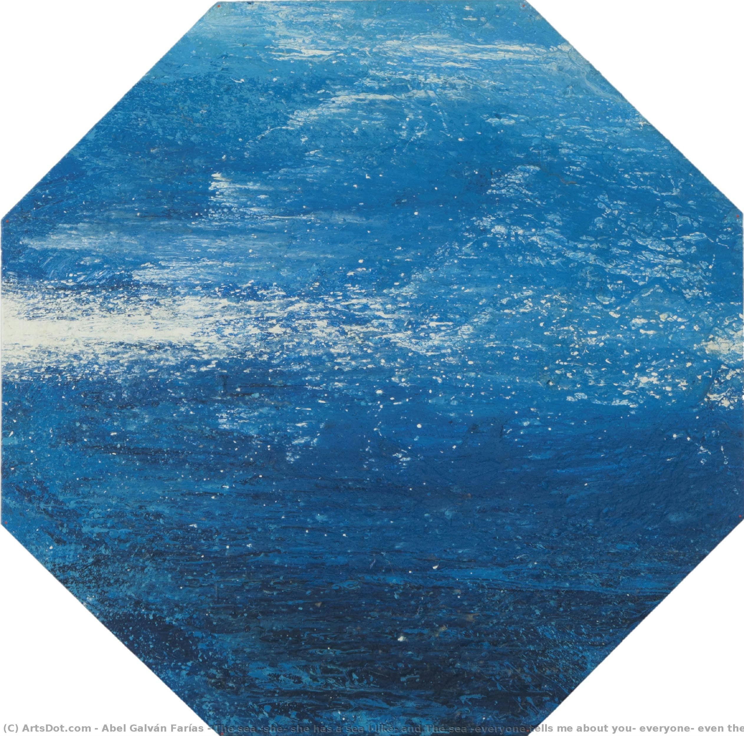The Sea (she, She Has A Sea I Like) And The Sea (everyone Tells Me About You, Everyone, Even The Sea)\n\nthe Sea (she, She Has A Sea I Like) — Abel Galván Farías
